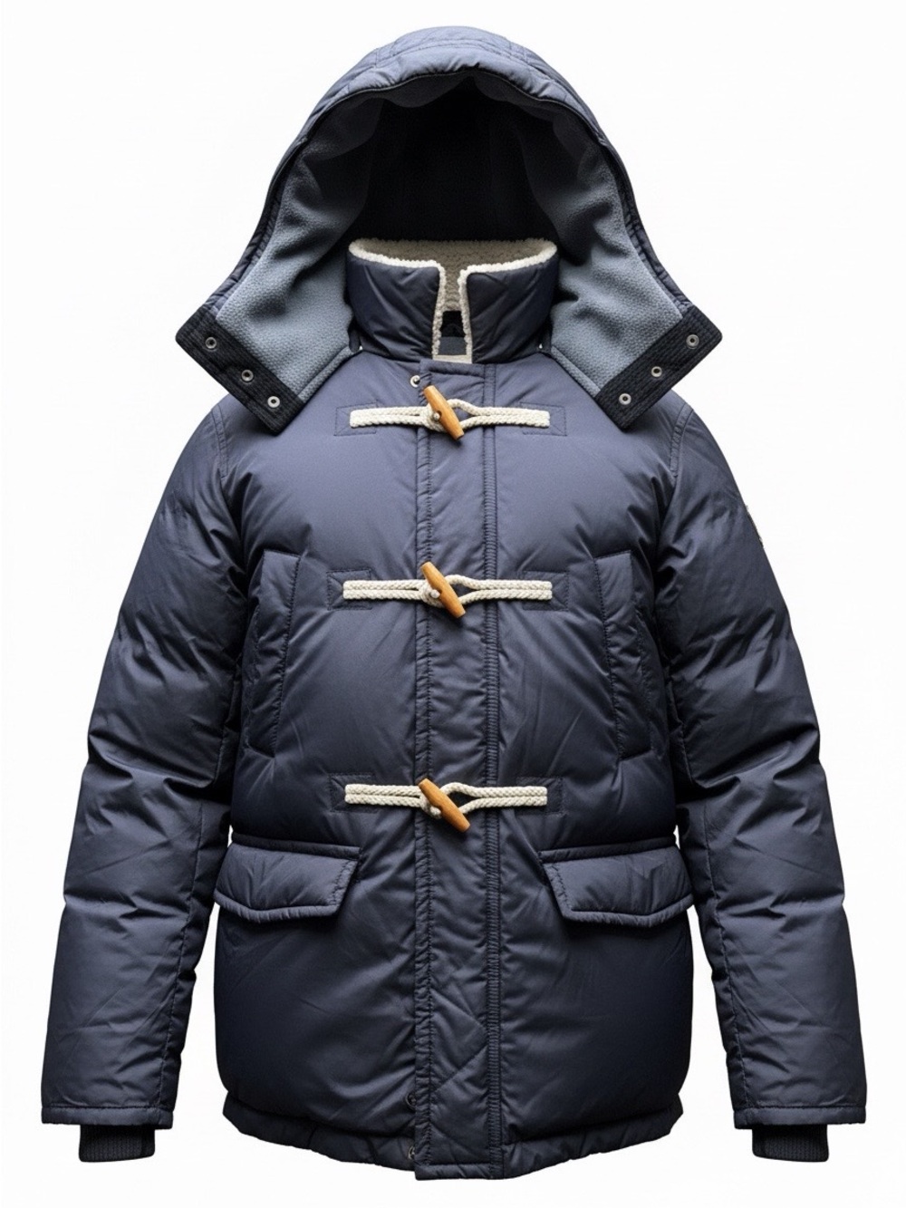 J. Crew Navy Kids' Toggle Puffer Jacket with Hood